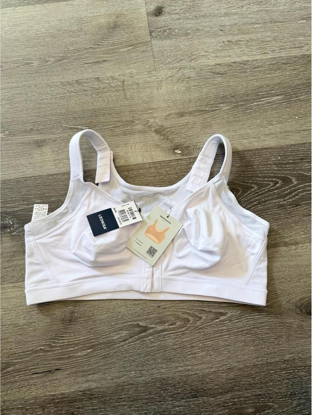 Leonisa Multi-Functional Back Posture Support Wire-Free Pad-Free Women's Bra NWT